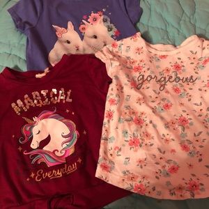 Size 4/4T girls shirts.